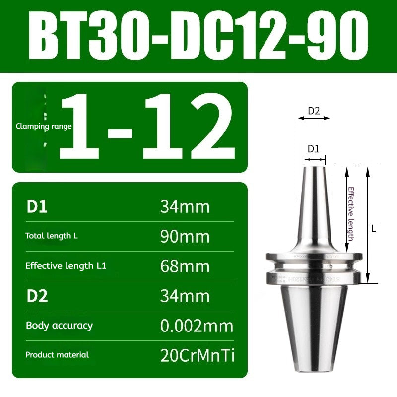 10045 BT30/BT40/BT50-DC high precision back-pull tool holder Shandong Denso Pricision Tools Co.,Ltd.